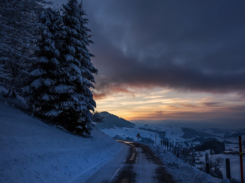 Winter — safe driving in cold and snow